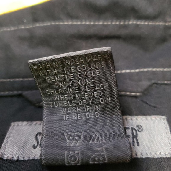 Spring+Mercer Black Button Up Sz M - Picture 3 of 3